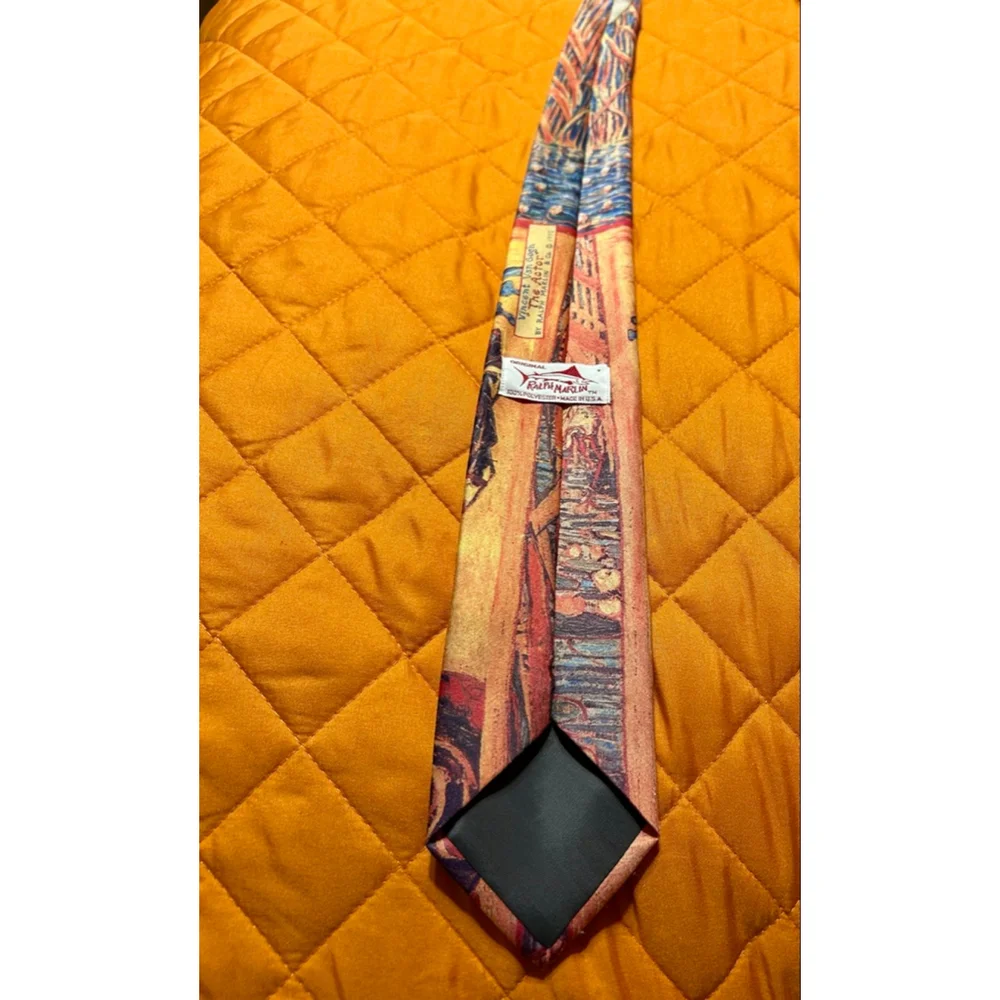 Ralph Marlin Vincent Van Gogh “The Actor” Men’s Tie Art Print 1990